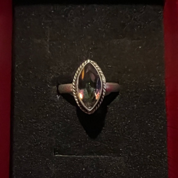 Sterling Silver Mystic Topaz Ring 6 - Picture 2 of 4